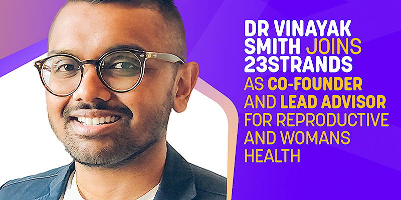 Dr Vinayak Smith joins the 23 Strands family